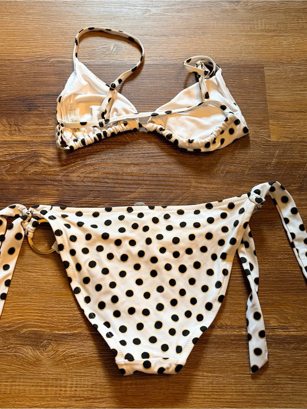 ⚪ Victoria’s Secret Polka Dot Bikini L Top M Bottom